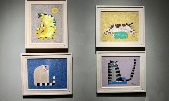 Họa sĩ Tào Linh và triển lãm tranh Tết Quý Mão - Happy Cats 