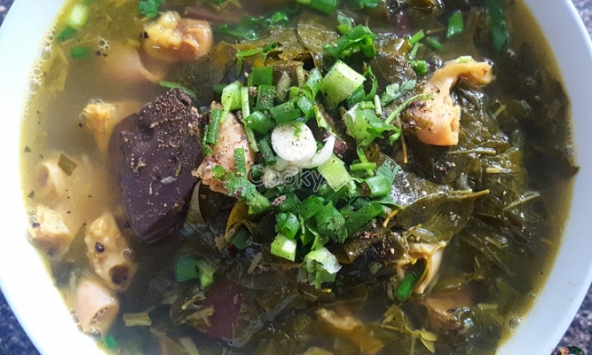 Gié bò - món ngon kén người ăn của người Bana