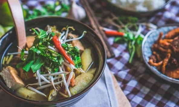 Món ngon mỗi ngày: Canh chua chay thơm ngon thanh đạm