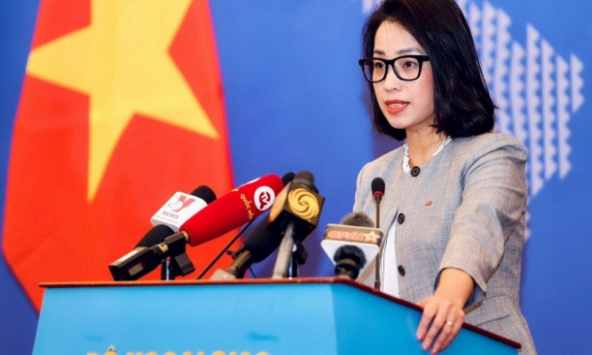 Bộ Ngoại giao lên tiếng việc tàu Hải Dương Địa chất 4 Trung Quốc vào vùng đặc quyền kinh tế Việt Nam