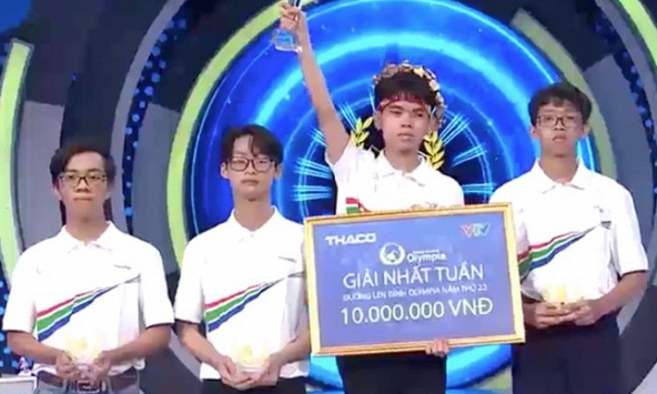 Nam sinh Hà Tĩnh lập kỷ lục tại Đường lên đỉnh Olympia 23