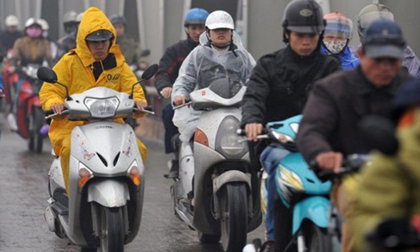 Miền Bắc đón không khí lạnh tăng cường, duy trì thời tiết mưa dông kéo dài