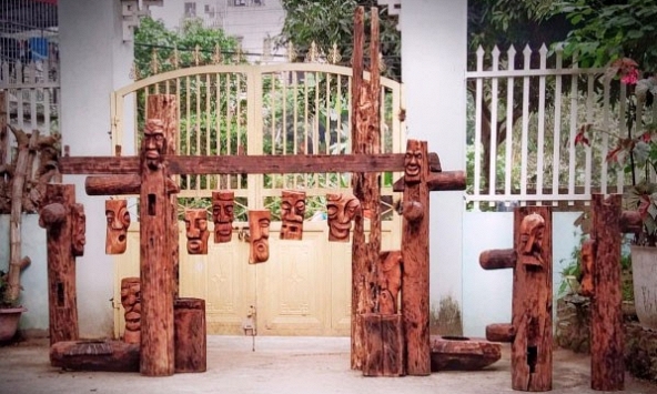 5 họa sĩ Mường mang nét văn hóa nguyên thủy Việt Mường - Hòa Bình vào triển lãm