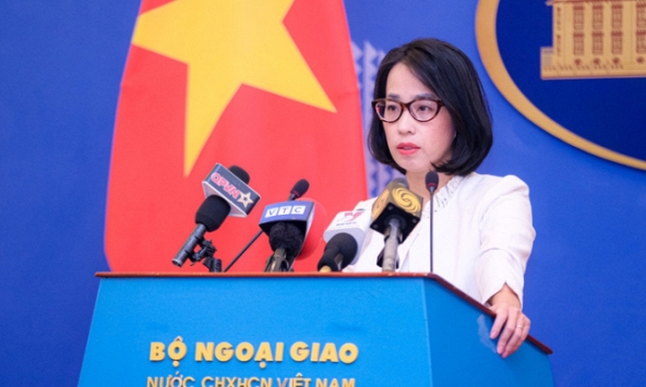 Yêu cầu Trung Quốc rút ngay tàu Hướng Dương Hồng 10 khỏi vùng biển Việt Nam