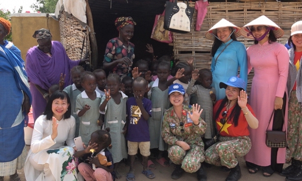 Bản lĩnh những “bông hồng thép” tham gia lực lượng Gìn giữ hoà bình