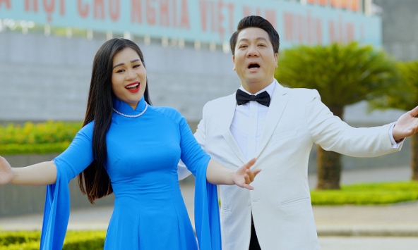 NSND Quốc Hưng và ca sĩ Đào Tố Loan hát sáng tác mới về Bác của nhạc sĩ Kiên Ninh 