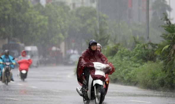 Miền Bắc chuyển mưa lớn kéo dài từ chiều tối nay