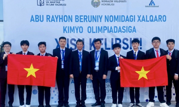 Việt Nam giành 4 Huy chương Vàng Olympic Hóa học Quốc tế
