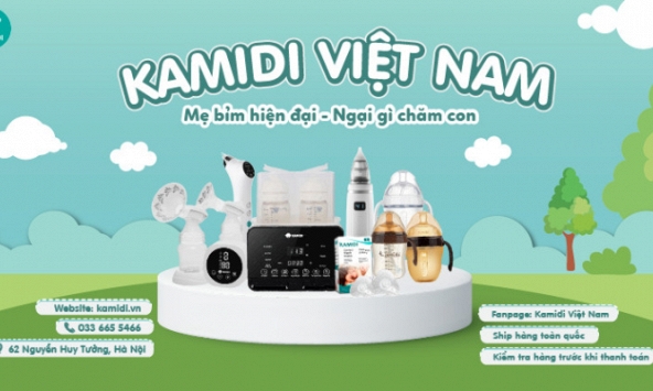Kamidi Việt Nam - sự trải nghiệm hài lòng về sản phẩm chính hãng mẹ và bé