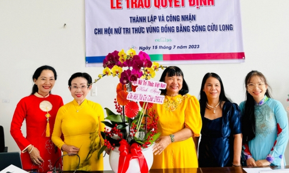 Ra mắt Chi hội Nữ trí thức Đồng Bằng Sông Cửu Long