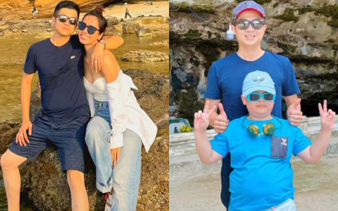 Chồng cũ Nhật Kim Anh và bạn gái diễn viên cùng đưa con trai đi du lịch, để lộ chi tiết liên quan đến thái độ nhóc tỳ 