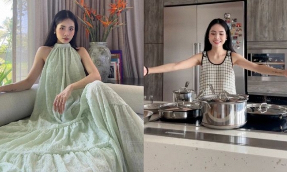 Đỉnh cao ''flexing'': Ca nương Kiều Anh chi 400 triệu để lắp 200 bóng đèn thắp sáng căn penthouse 