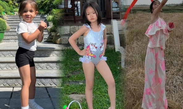 Những nhóc tỳ nhà sao Việt được 'thừa kế' đôi chân dài từ mẹ