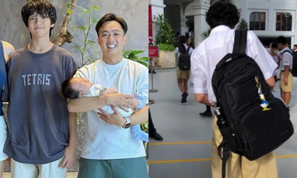 Cường Đô La khoe ảnh con trai đi học, ngoại hình Subeo gây chú ý