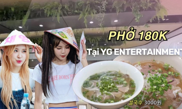 Chẳng cần đi đâu xa BLACKPINK có thể thỏa sức thưởng thức phở Việt tại chính công ty của mình 