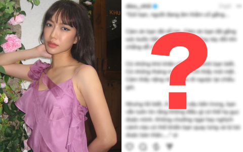 Diệu Nhi giữ  thái độ gây tò mò giữa liên hoàn nghi vấn trục trặc tình cảm với Anh Tú sau 1 năm kết hôn