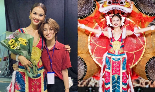 15 tuổi làm tác phẩm “Trống Lân” ở Miss Grand Vietnam 2023: Dành 2 tháng để hoàn thiện, là cột mốc xịn để “flex'