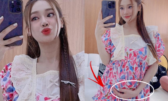 Nhã Phương khoe nhan sắc xinh đẹp khi mang bầu tháng thứ 7 nhưng gây lo lắng vì 1 điểm