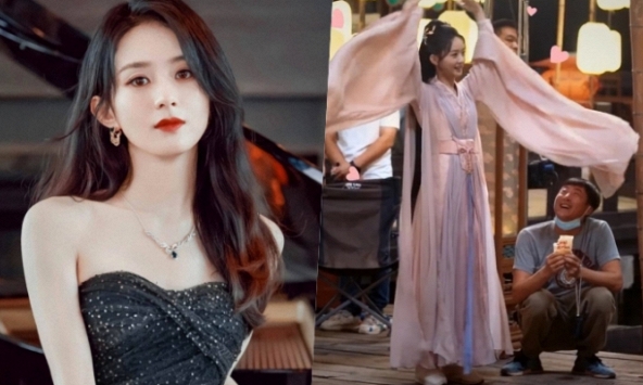 Triệu Lệ Dĩnh cực dễ thương ở hậu trường phim mới nhưng bị 'giật' hết spotlight, chuyện gì đây?