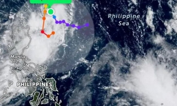 Áp thấp nhiệt đới Goring được dự báo sẽ mạnh lên thành bão