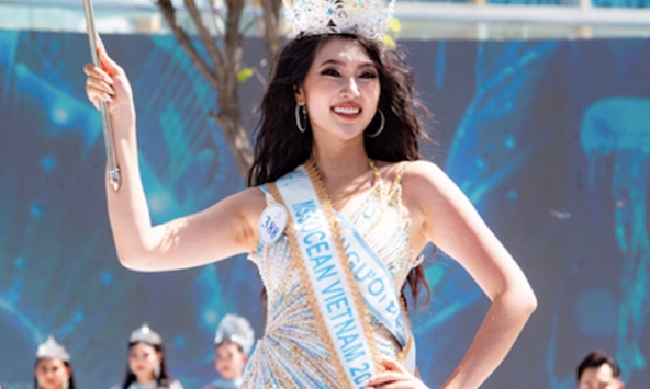 Trần Thị Thu Uyên đăng quang Hoa hậu Đại dương Việt Nam 2023