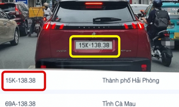 Biển số đẹp trong kho sắp đấu giá gắn trên ô tô chạy ngoài đường?