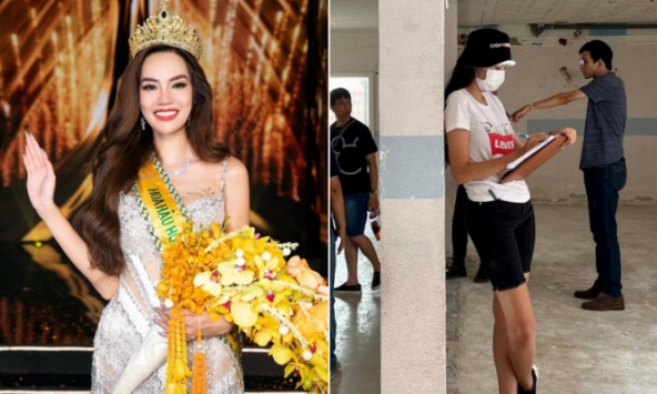 Tân Hoa hậu Lê Hoàng Phương khi làm kiến trúc sư: Giản dị đi công trình, lên đồ chuẩn dáng CEO
