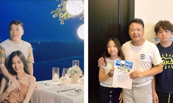 Shark Bình tình tứ bên Phương Oanh, hé lộ món quà lãng mạn được bà xã tặng