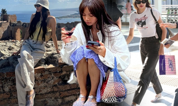 Kệ netizen chê, Lisa vẫn “cưng” hết mực 1 item: Diện cả đi hẹn hò lẫn về quê nhà Thái Lan