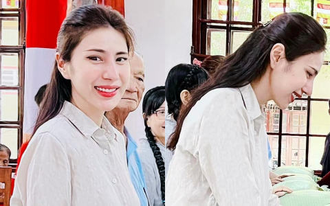 Thuỷ Tiên lộ diện sau 2 tháng ở ẩn, gây chú ý vì diện mạo khác lạ nghi 'dao kéo' 