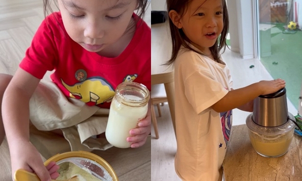 Hồ Ngọc Hà hết mực tự hào về con gái Lisa: Chưa đầy 3 tuổi đã tự làm mọi thứ, biết dùng cả máy xay sinh tố