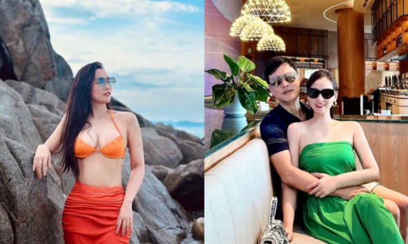 Nhan sắc tuổi 38 của nữ diễn viên Việt 'khoe' chồng là 'sugar daddy bao nuôi 17 năm qua'