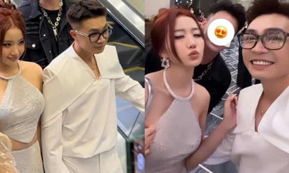 Huyền 204 lên đồ cắt xẻ táo bạo nắm tay chồng thiếu gia lọt tầm ngắm cam thường