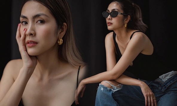 Hà Tăng bùng nổ nhan sắc khi lên đồ cá tính: Vẻ ngoài gợi cảm, thần thái phu nhân hào môn ngời ngời 