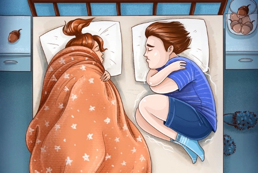 15 tư thế ngủ tiết lộ tình trạng vợ chồng bạn đang ở trạng thái bình thường hay 'báo động'