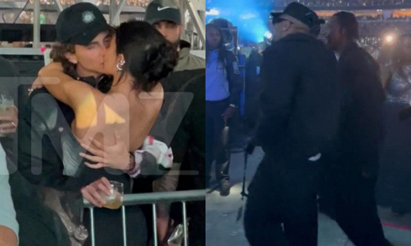 Kylie Jenner và Timothée Chalamet lần đầu công khai 'khóa môi', tình cũ Travis Scott ở ngay gần liệu có chứng kiến?