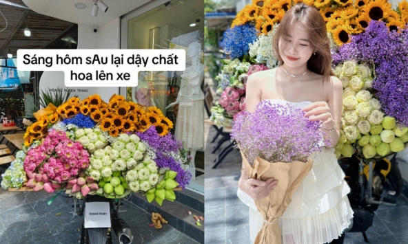 9X bỏ 3 triệu 'đu trend' gánh hoa thu Hà Nội, cho khách chụp free nhưng vẫn khẳng định: Mình lãi, không lỗ!