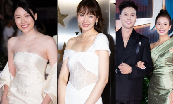 Thảm đỏ Cánh Diều Vàng 2023: Khả Ngân - Thanh Sơn tình tứ bên nhau, Hari Won - Uyển Ân khoe dáng gợi cảm