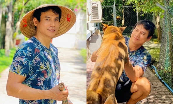 'Nam thần màn ảnh' Trí Quang âm thầm ly hôn, U50 sống một mình trong nhà vườn 800m2, vui thú điền viên