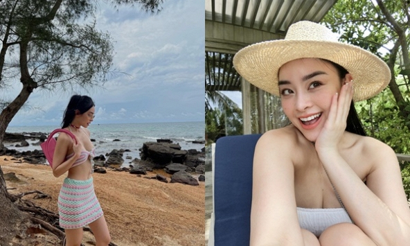 Loạt ảnh siêu nóng bỏng của nàng mẫu Việt được báo Thái gọi là 'Mai Davika phiên bản Việt'