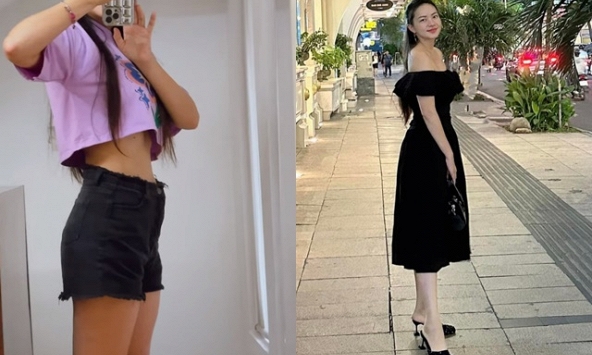 Phan Như Thảo nặng hơn xưa 10kg, ảnh cận cảnh vòng eo và bụng lại gây bất ngờ