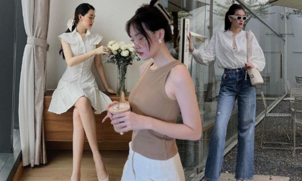 Diện trang phục màu trung tính trẻ trung, sang xịn mịn như Á hậu Tường San