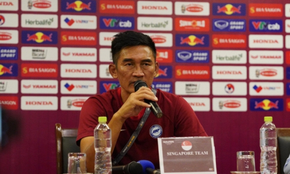 HLV U23 Singapore nói lời tự hào, tiết lộ chiêu đánh vào yếu điểm của U23 Việt Nam