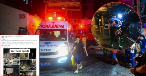 Người dân tiếc thương các nạn nhân xấu số, chung tay hỗ trợ các gia đình bị nạn trong vụ cháy chung cư mini