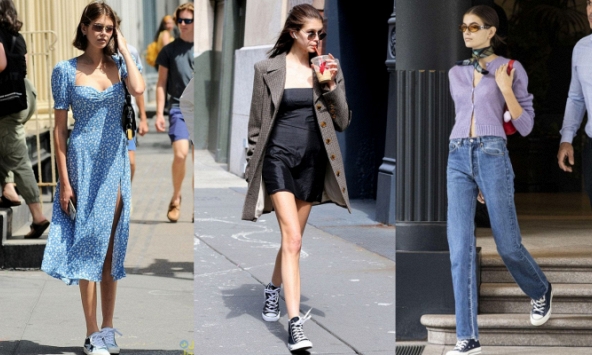 Ái nữ nhà siêu mẫu Cindy Crawford có style đẹp mê, diện toàn món basic mà siêu hút mắt