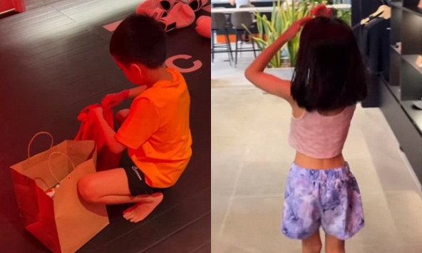 Tăng Thanh Hà tiết lộ sự cưng chiều của con trai lớn Richard dành cho em gái Chloe