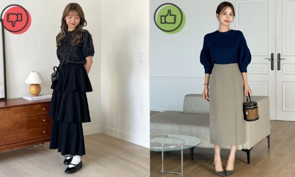 4 kiểu chân váy 'dìm' chiều cao, nàng thấp bé cần tránh xa