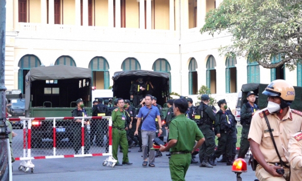 An ninh thắt chặt tại phiên tòa xét xử Nguyễn Phương Hằng