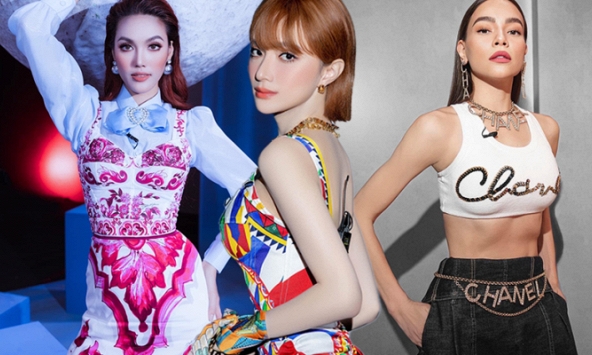 Lan Khuê lại bị chê mặc sến, Hà Hồ nhận ý kiến trái chiều với outfit “ngợp' đồ hiệu tại The New Mentor tập 7