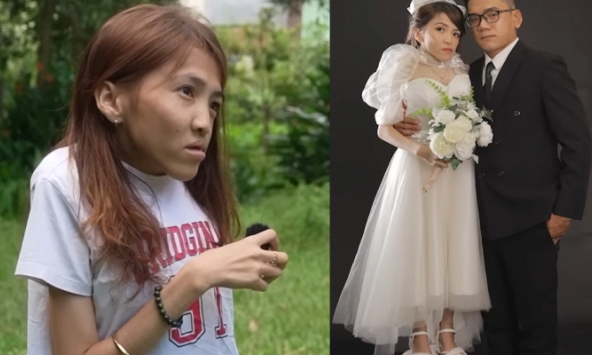 Hẹn hò chớp nhoáng, cô dâu nặng 20kg 'chốt' được chồng cao to, bất ngờ nhất là phản ứng đàng trai 